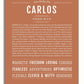 Carlos Personalized Name Meaning Art Prints Name Stories carlos-personalized-name-meaning-art-prints-name-stories