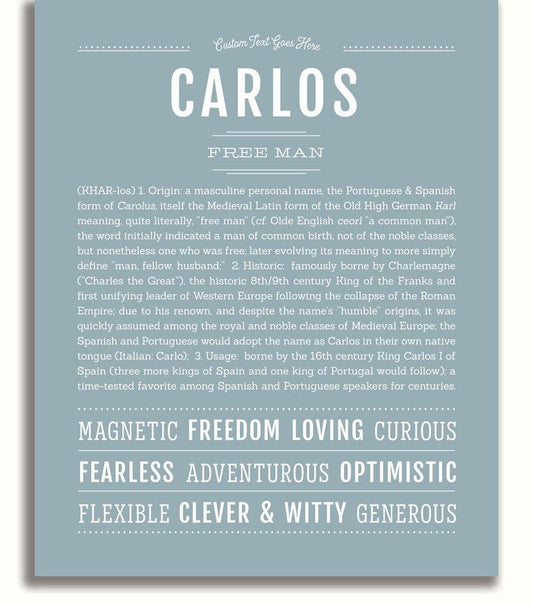 Frame Options | Powder Blue | No Frame