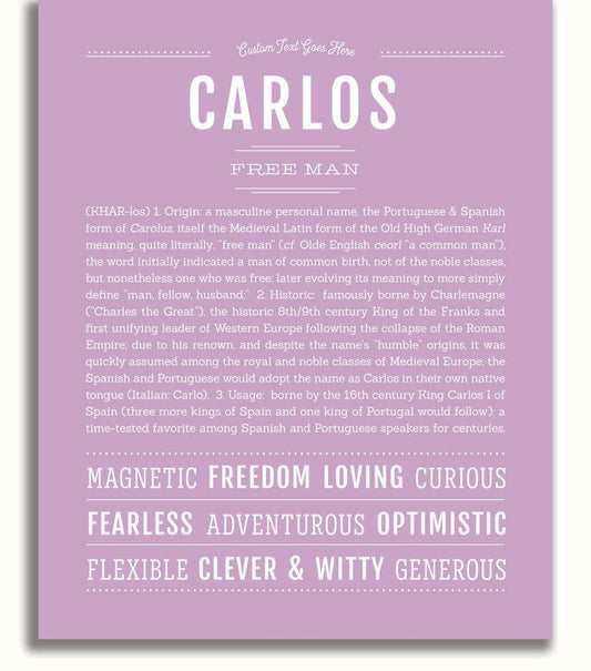 Frame Options | Lilac | No Frame