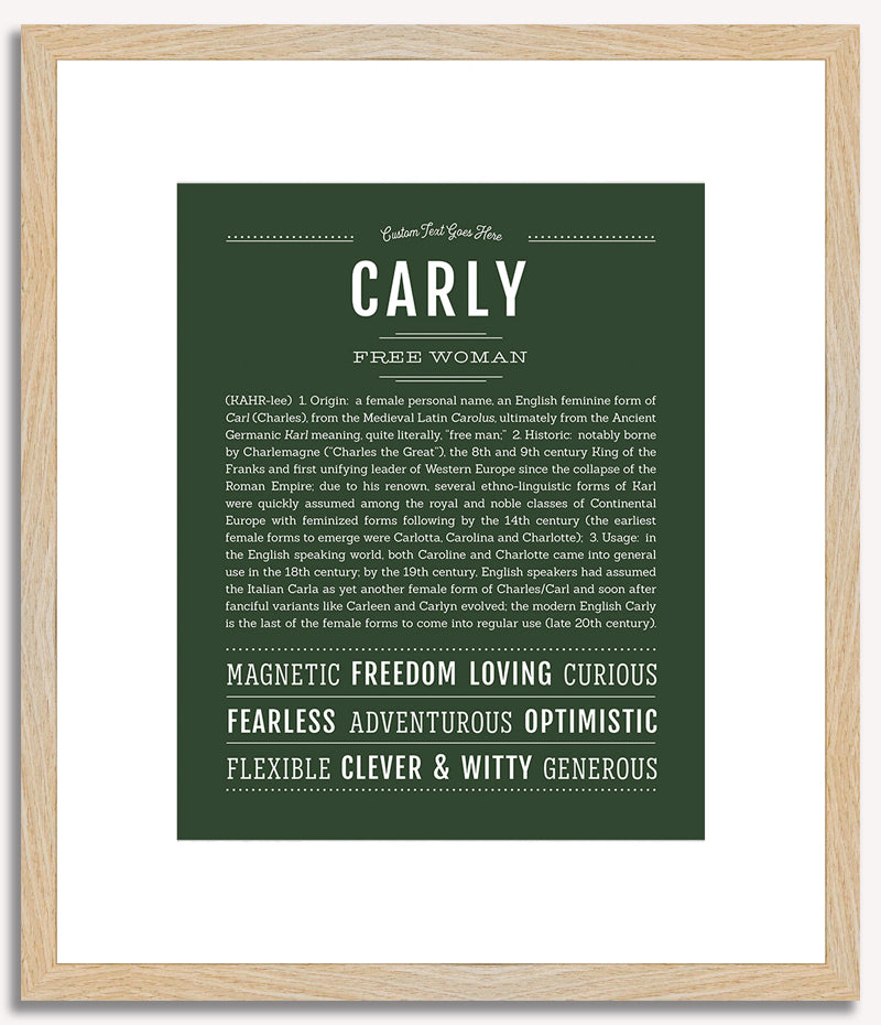 Carly | Name Art Print