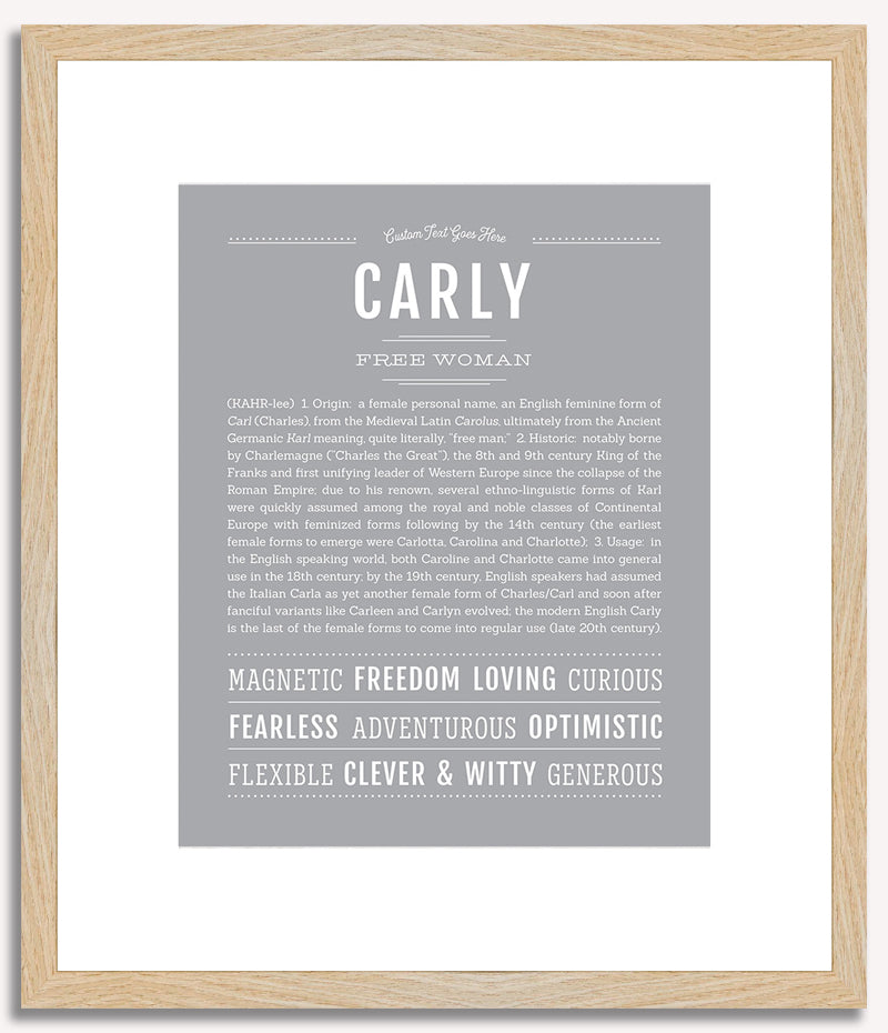 Carly | Name Art Print