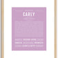 Carly | Name Art Print