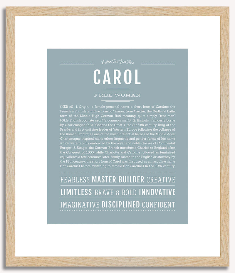 Carol | Name Art Print