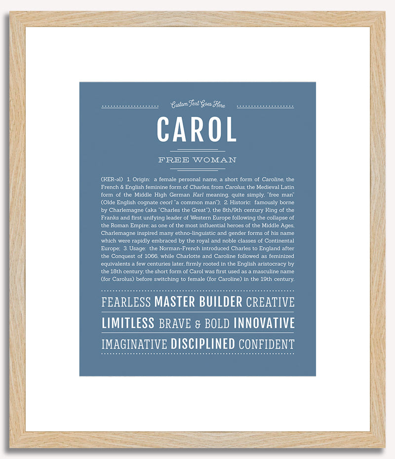 Carol | Name Art Print