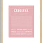 Carolena | Name Art Print