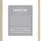 Carolena | Name Art Print