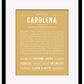 Carolena | Name Art Print