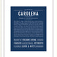 Carolena | Name Art Print