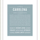 Carolena | Name Art Print