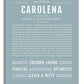 Frame Options | Powder Blue | White Frame, Matted