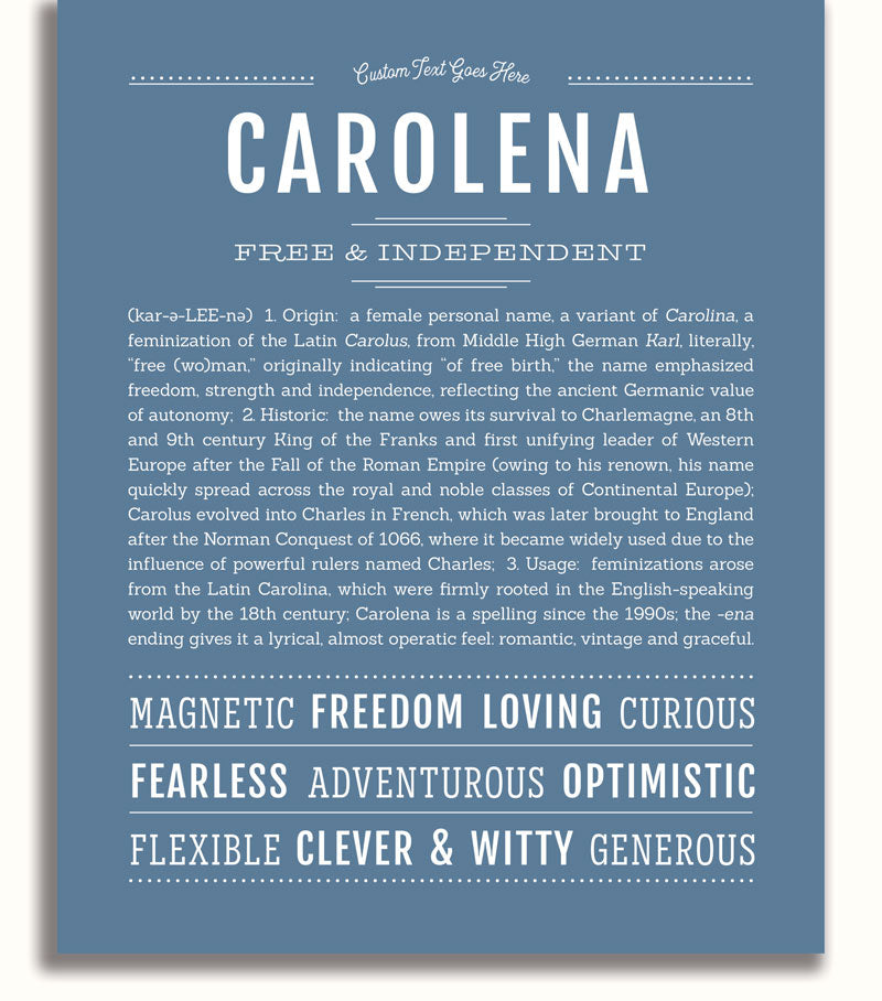 Frame Options | Steele Blue | White Frame, Matted