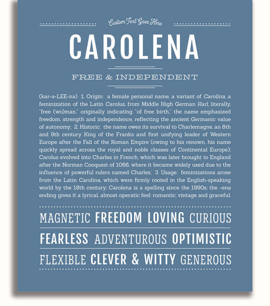 Frame Options | Steele Blue | White Frame, Matted