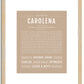 Carolena | Name Art Print