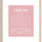 Carolina | Name Art Print