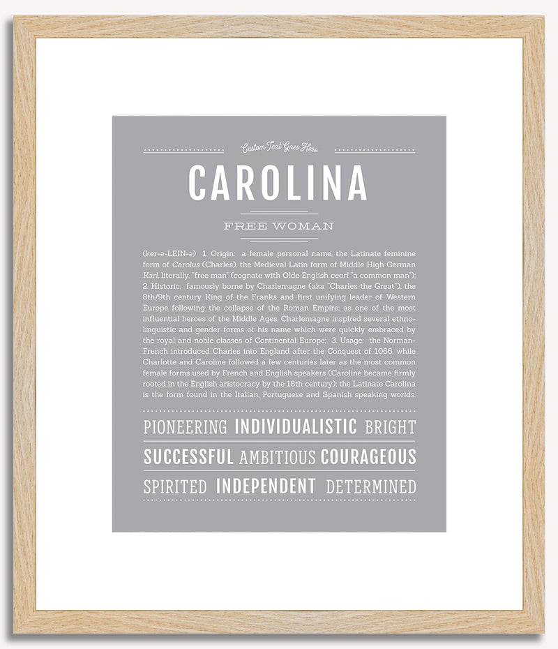 Carolina | Name Art Print