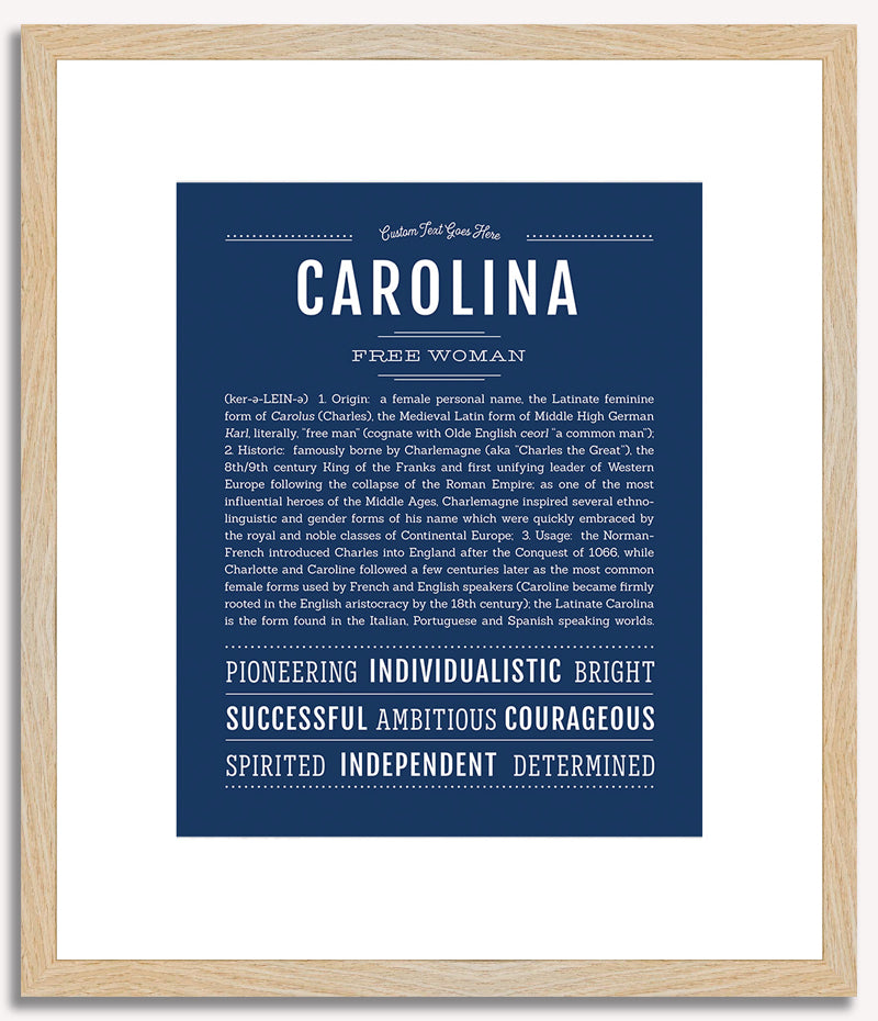 Carolina | Name Art Print