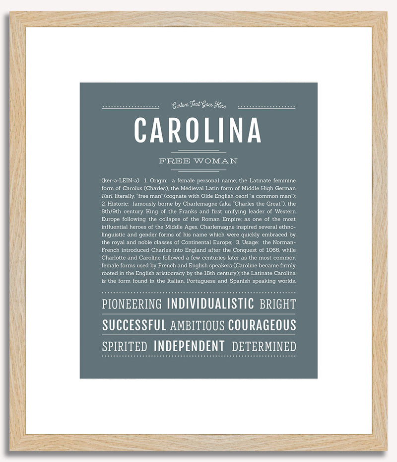 Carolina | Name Art Print