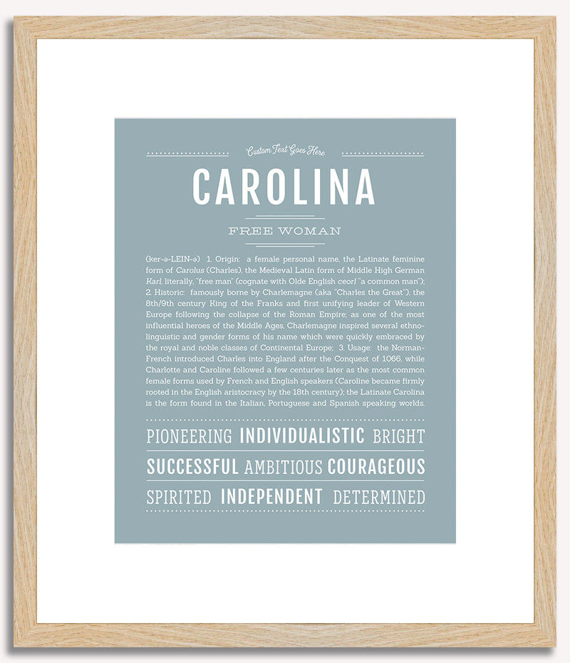 Carolina | Name Art Print