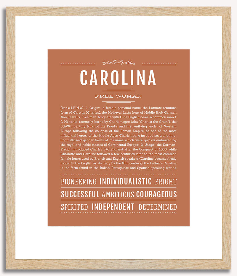 Carolina | Name Art Print