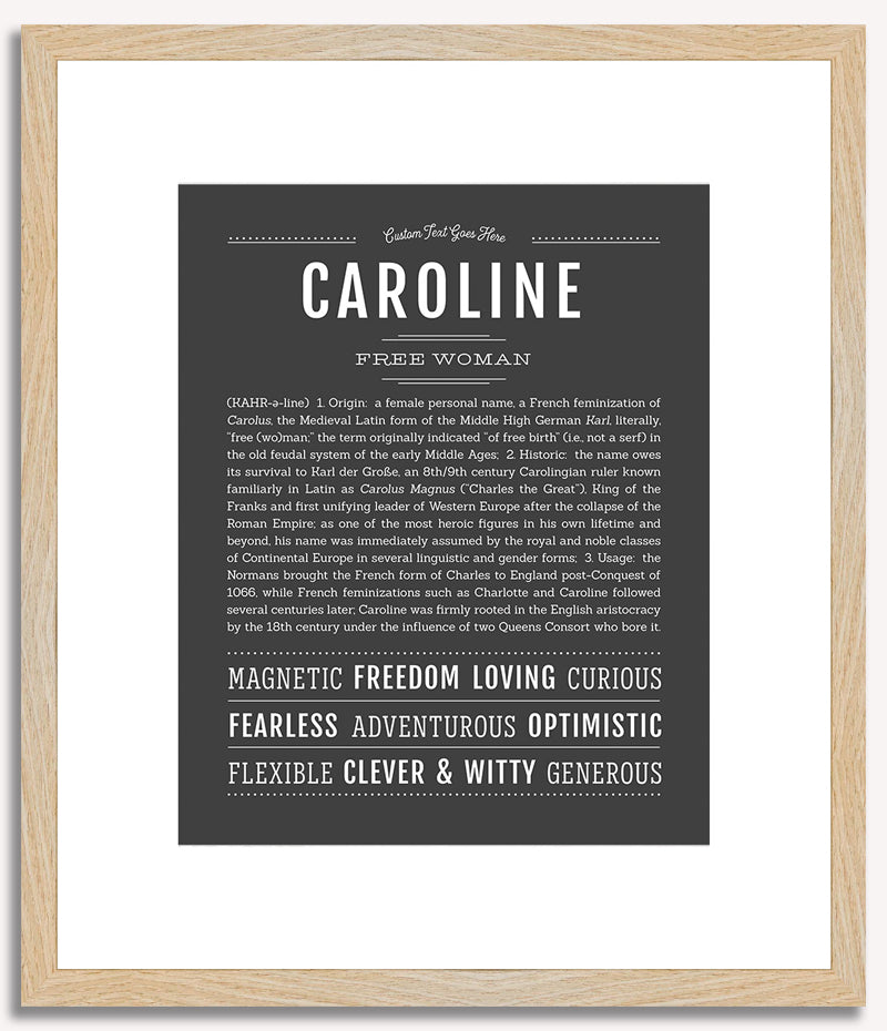 Caroline | Name Art Print