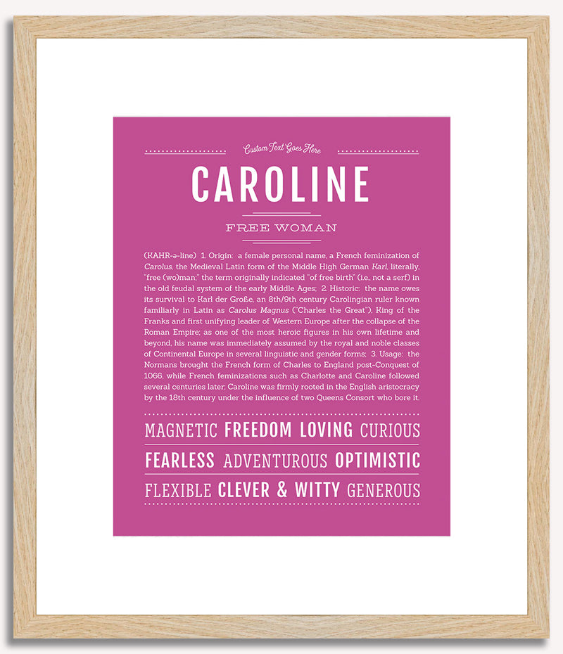 Caroline | Name Art Print