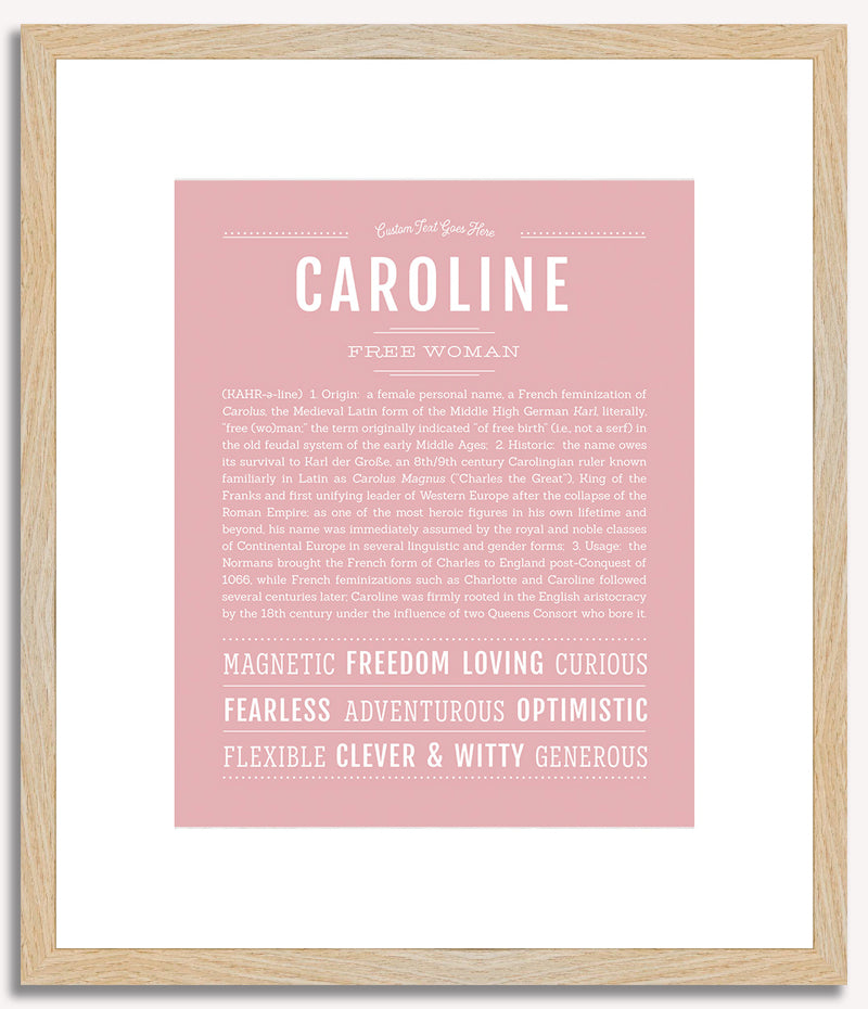 Caroline | Name Art Print