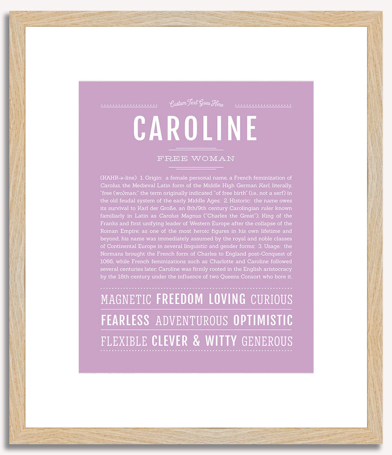 Caroline | Name Art Print