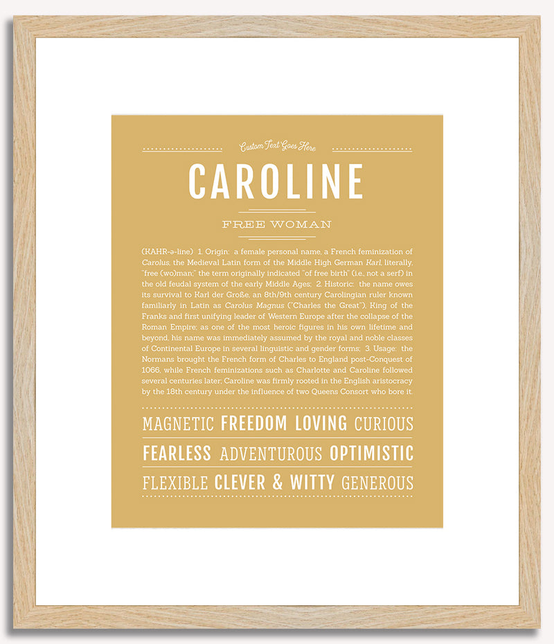 Caroline | Name Art Print