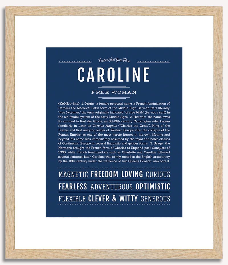 Caroline | Name Art Print