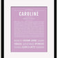 Frame Options | Lilac | Black Frame, Matted