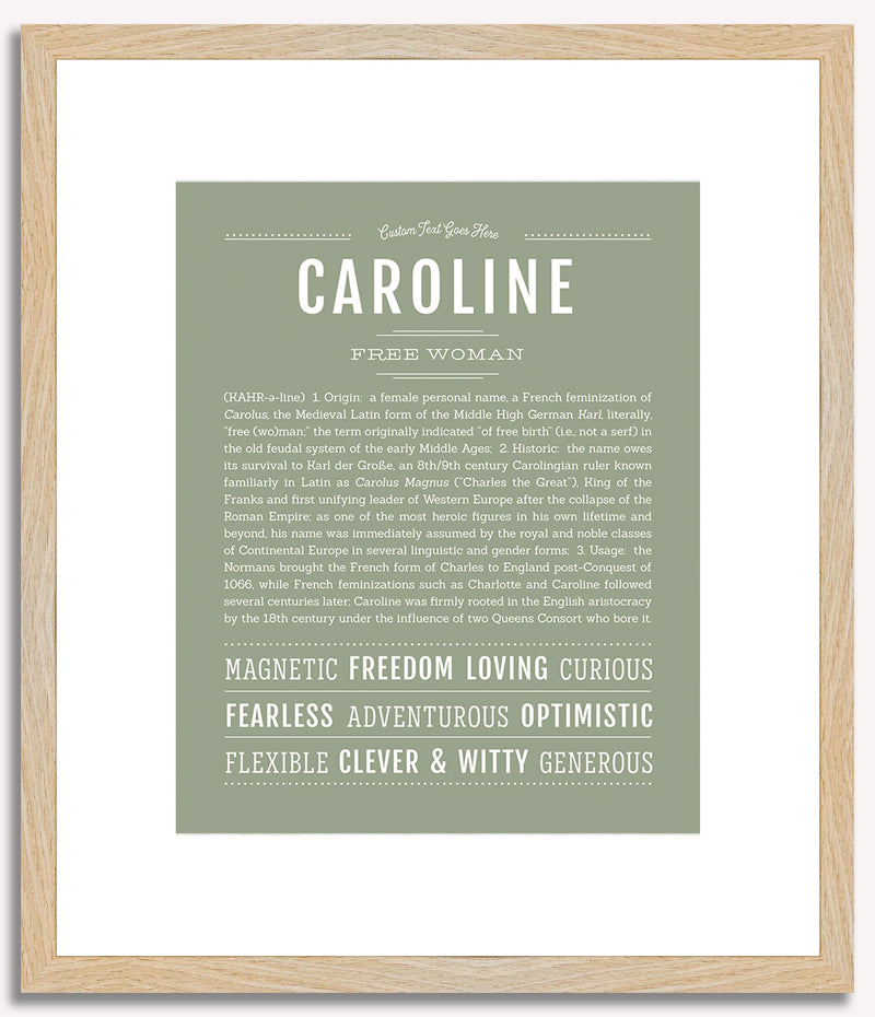 Caroline | Name Art Print