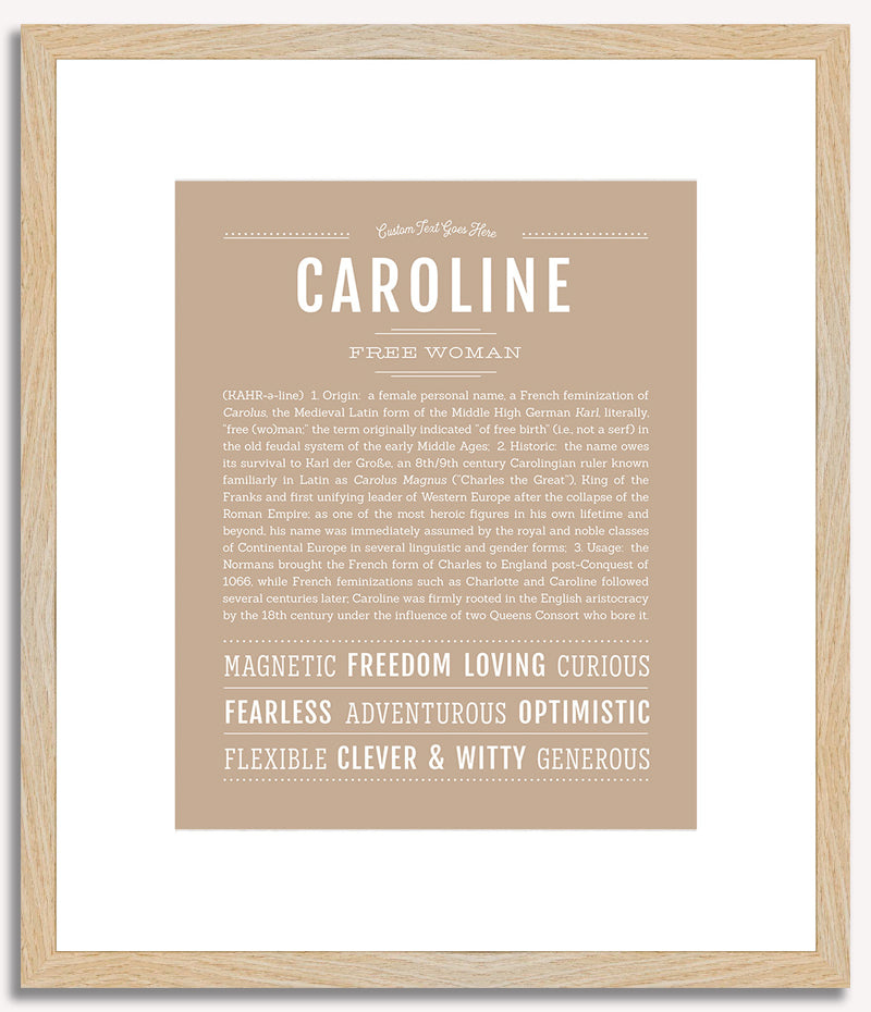 Caroline | Name Art Print