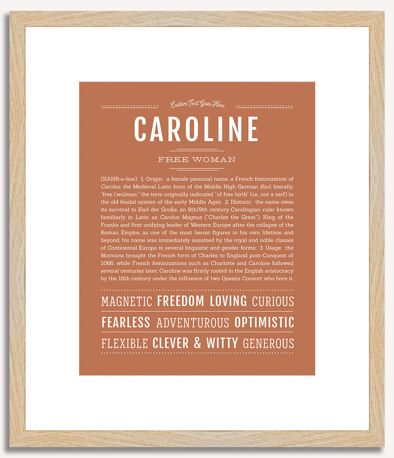 Caroline | Name Art Print