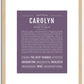 Carolyn | Name Art Print