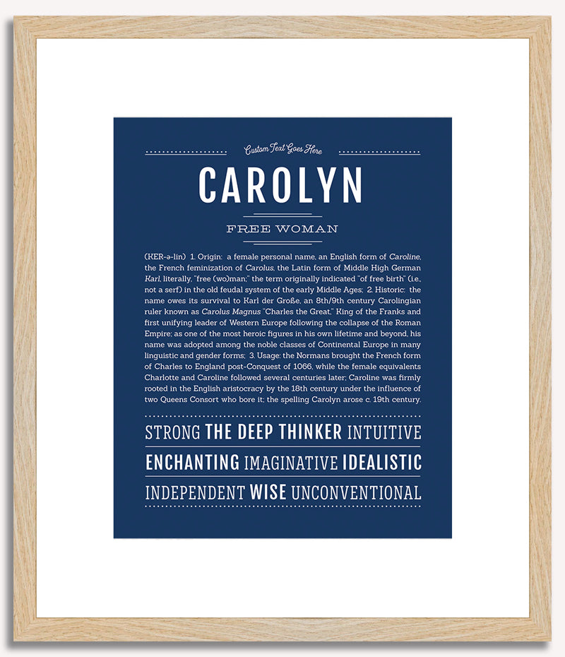 Carolyn | Name Art Print