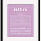 Frame Options | Lilac | Black Frame, Matted