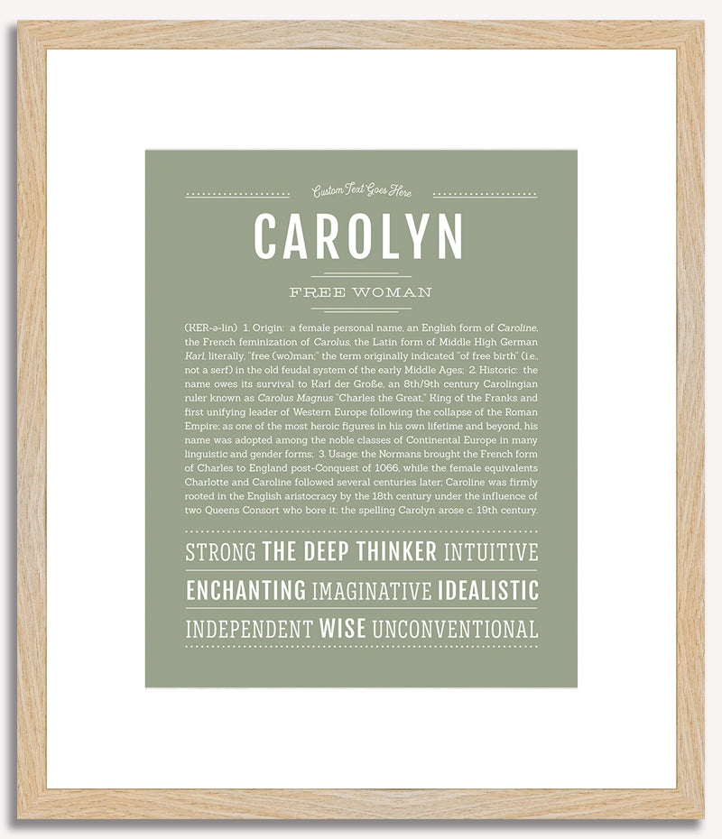 Carolyn | Name Art Print