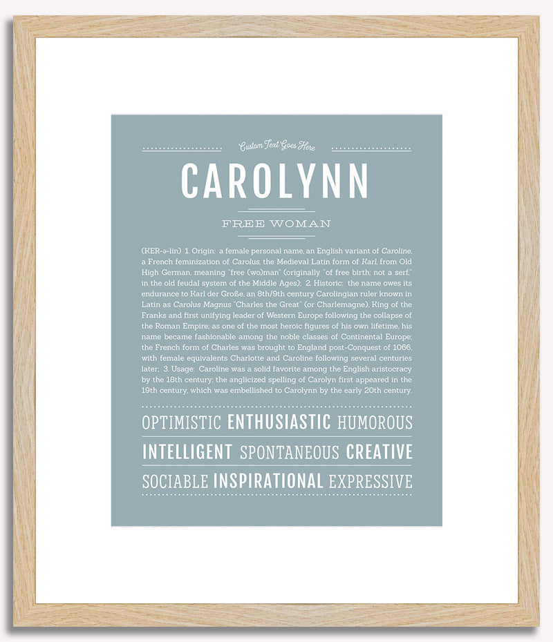 Carolynn | Name Art Print