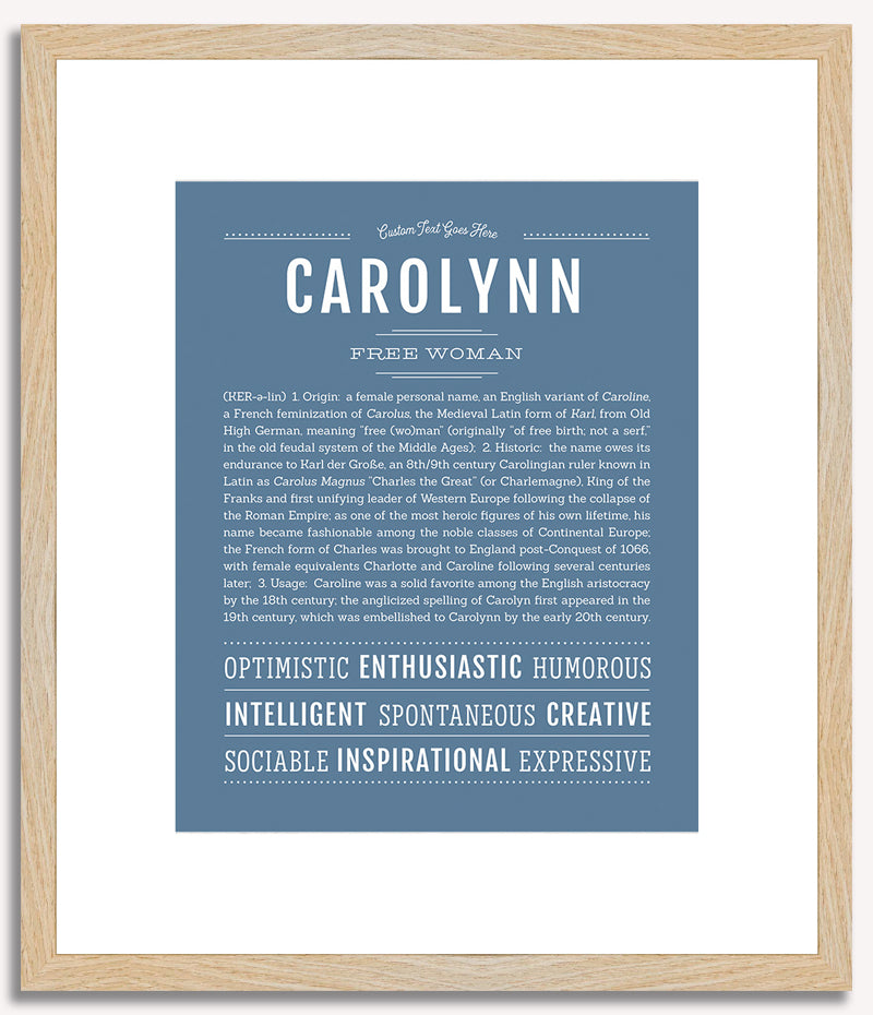 Carolynn | Name Art Print