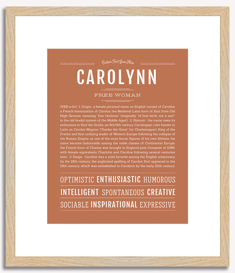 Carolynn | Name Art Print