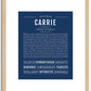 Carrie | Name Art Print