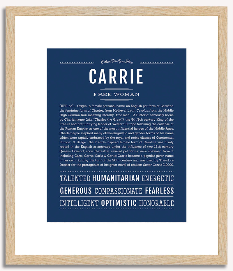 Carrie | Name Art Print