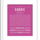 Frame Options | Dark Pink | White Frame, Matted