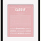 Frame Options | Dusty Rose | Black Frame, Matted