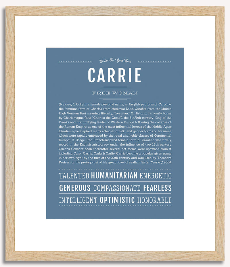 Carrie | Name Art Print