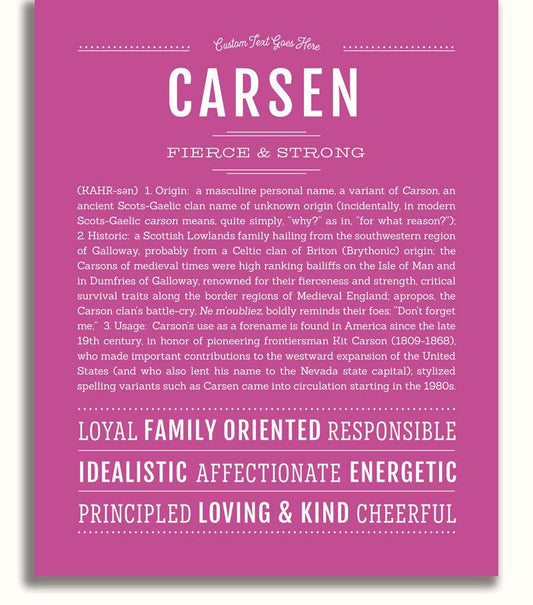 Frame Options | Dark Pink | No Frame