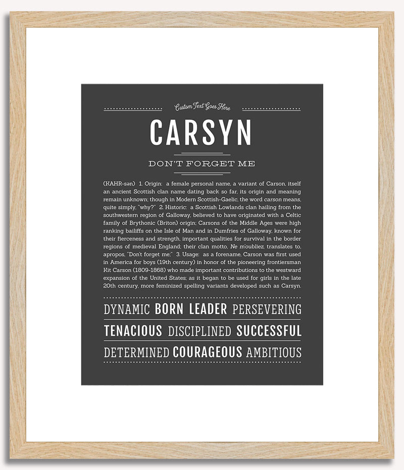 Carsyn | Name Art Print