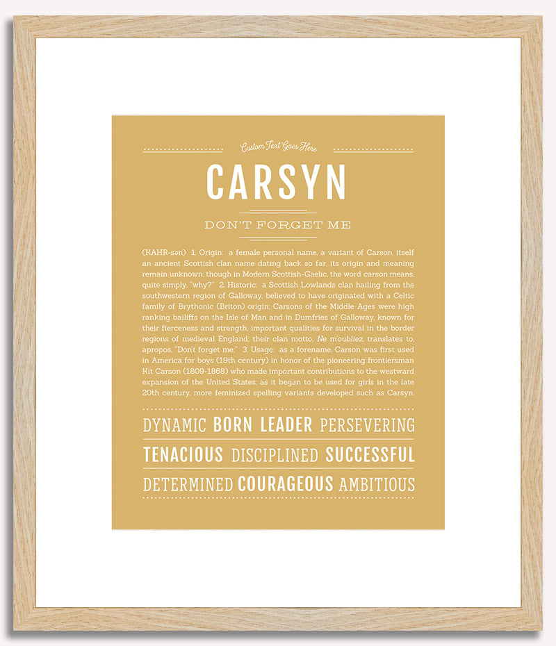 Carsyn | Name Art Print