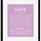 Frame Options | Lilac | Black Frame, Matted