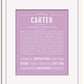 Frame Options | Lilac | White Frame, Matted